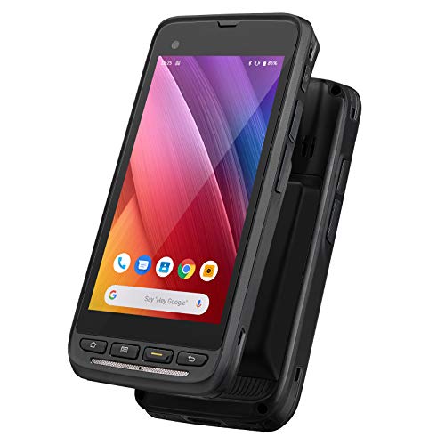 Android 9.0 Barcode Scanner Rugged Handheld PDA with Honeywell N6603 2D PDF417 Reader 4.7'' Touch Screen 7200mAh 4+64G Mobile Computer IP65 Grade WiFi 4G GPS WiFi for WMS Data Collection