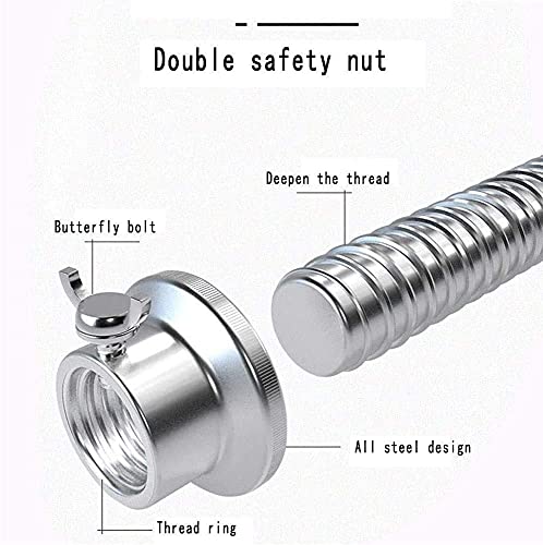 HXFENA 47In Barbell Bar, Professional Straight Weight Lifting Barbell Bar for 1 inch Weights Plates, for Bench Strength Training Home Fitness Equipment,4Ft