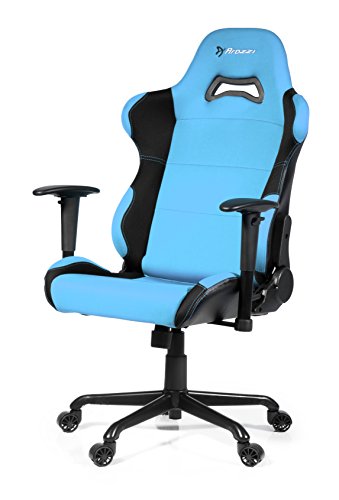 Arozzi Torretta XL Series Gaming Racing Style Swivel Chair, Azure