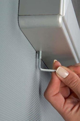 Premium Cork Bulletin Board for Outdoor Use with Locking Door 9 X (8-1/2" X 11") Silver Aluminum, Weatherproof