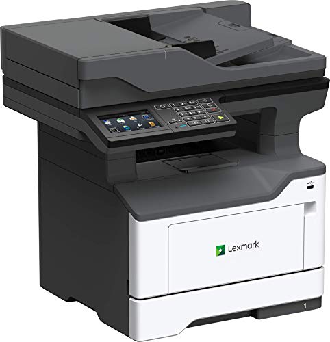 Lexmark MB2546adwe Multi Function Monochrome Laser Printer, Duplex with Two Sided Printing, Wireless Network and Airprint Ready (36SC871)