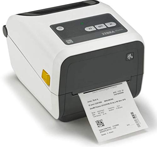 Zebra Technologies ZD42H42-C01E00EZ Series ZD420 Thermal Transfer Desktop Printer, Healthcare Model, 203 DPI, Ethernet Connectivity