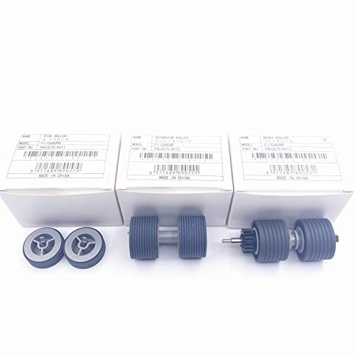 OKLILI 10 Pack PA03575-K011 PA03575-K012 PA03575-K013 Roller Set for Fujitsu fi-6400 fi-6420 fi-6800 fi-7800 fi-7900