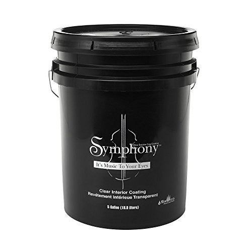 Sashco Symphony Interior Clear Coat, 5 Gallon Pail, Satin (Pack of 1)