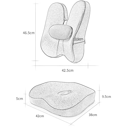 Feilx Office Chair Comfort Seat Cushion - Coccyx & Sciatica Pillow