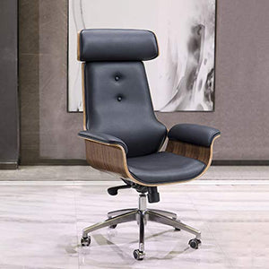 None Boss Chairs Leather Executive Office Chair (Size: West Leather)