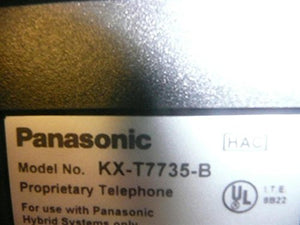 Panasonic KX-T7735-B 24 Button Speakerphone Telephone with 3-Line Backlit LCD & Hands-Free Answer Back