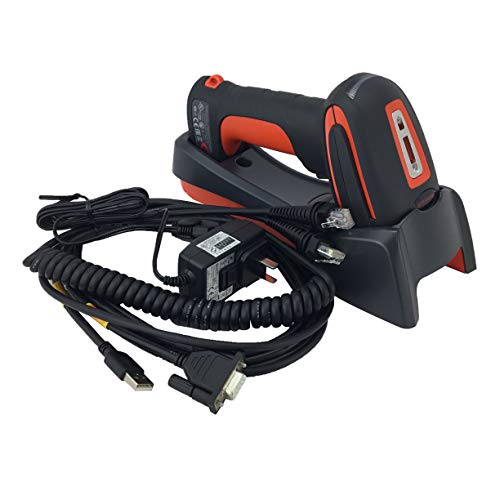 Honeywell Granit Heavy-Duty Industrial-Grade Area-Imaging Handheld Barcode Scanner Kit (Wireless, Full Range (1981i), USB & RS232)