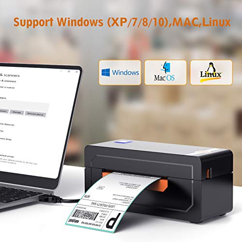 Alfuheim Thermal Shipping Label Printer 4x6 - High Speed Printing at 150mm/s -Barcode Printer for Shipping Compatible with UPS WorldShip,Etsy,Ebay, Amazon,Shopify,etc