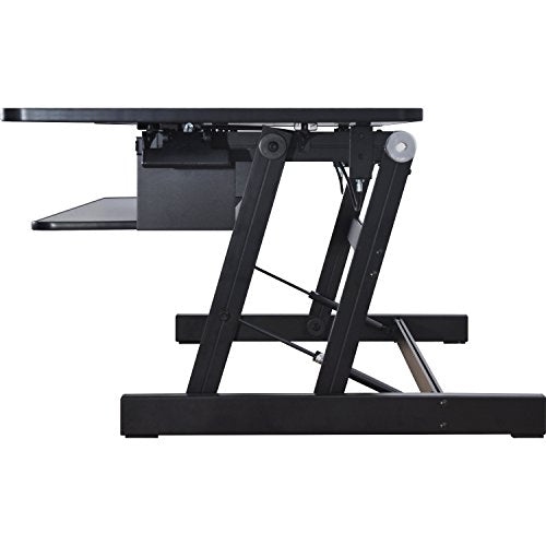 Lorell LLR99759 Deluxe Ergonomic Sit-to-Stand Monitor Riser