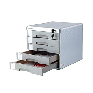 None 5 Drawer Mobile File Cabinet Fully Assembled Except Casters/Legal Size,Label Various Storage