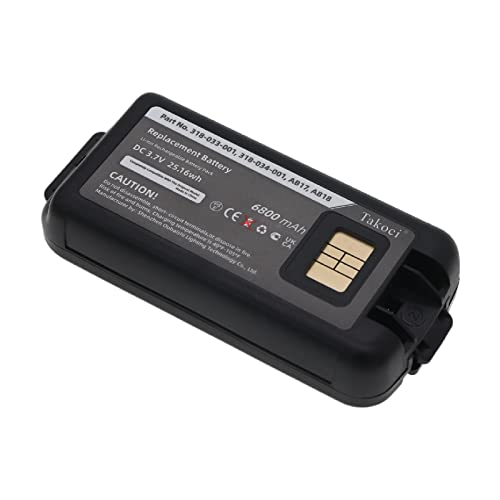 Youejoeq 10pcs Replacement Battery for Honeywell Intermec CK75 CK71 CK70 CK3B CK3 CK3X CK3XR CK65 EDK60K EDK61K, 6800mAh