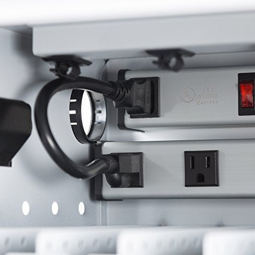 Shapes Series 12-Bay Wall-Mount Chromebook,Laptop and Tablet Charging Cabinet