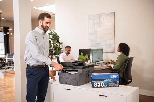 Brother MFC-L2820DW Wireless Monochrome All-in-One Laser Printer | Copy, Scan, Fax, Duplex | Black & White | Refresh Subscription Trial | Amazon Dash Replenishment Ready