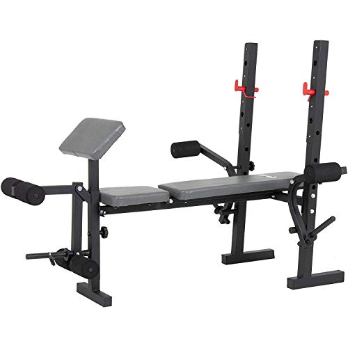 Body Champ Standard Weight Bench, Exercise and Weightlifting Bench, Adjustable Incline Seat