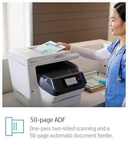HP OfficeJet Pro 8740 All-in-One Wireless Printer with Mobile Printing, HP Instant Ink & Amazon Dash Replenishment ready (K7S42A) (Renewed)