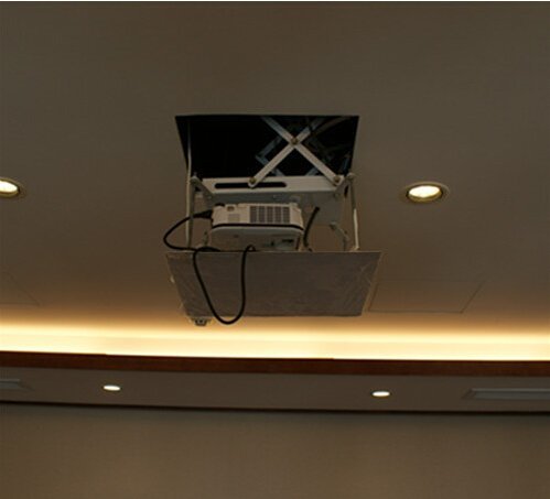 TECHTONGDA Projector Bracket Motorized Lift Projector Lift with Remote Control(Item 120383)