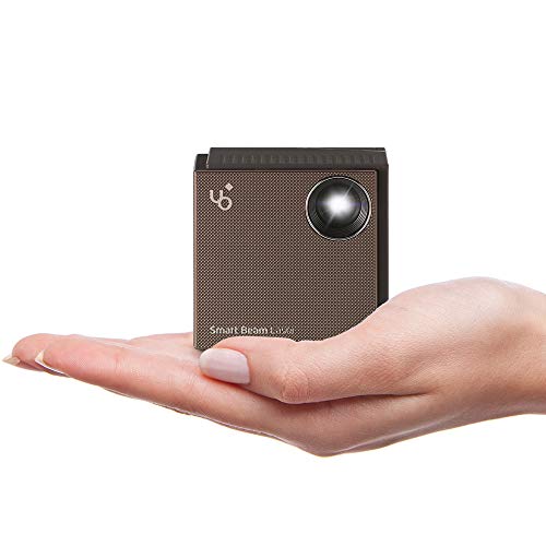 UO Smart Beam Laser, CES Awarded Portable Mini Projector, 1280x720HD, Focus Free Class 1 Laser, Wireless 2 hrs, Built in Speaker, MIRRORING Smartphone, Tablet, HDMI pc, Laptop, Video Game, Apple TV