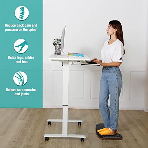 WOKA 48 x 24 Inch Electric Standing Desk, Standing Desk Mat Anti Fatigue