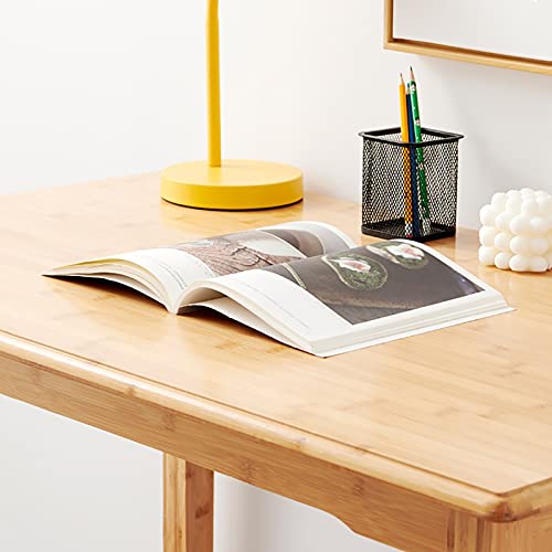 Computer Desk, Bamboo Home Office Writing Desk, Modern Simple PC Table, Workstation for Home/Office, Easy to Assemble, Long: 80/100/120cm (Size : 100x60x77cm)