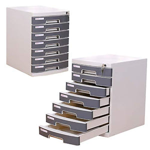 Bxwjg Flat File Cabinet Storage with 7 Drawers and Lock