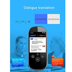UsmAsk Language Translator Device - 77Language Smart Translations, Photo Translation, Offline Mode - Black