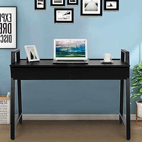 ADHW Student Study Computer Desk Laptop PC Table Home Office Workstation w/2 Drawers