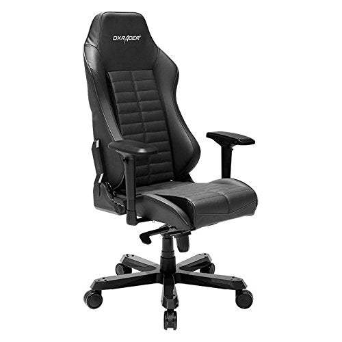 DXRacer OH/IS133/N Iron Series Black Gaming Chair - Includes 2 Free Cushions