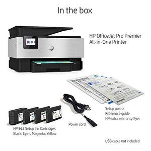 HP OfficeJet Pro Premier All-in-One Wireless Printer with Smart Tasks for Smart Office Productivity, 1KR54A, Grey (Renewed)