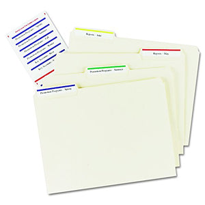 Avery Mini-Sheets Labels, 3.4735 x 0.66 Inches, White with Assorted Borders, 300 per Pack (2180)