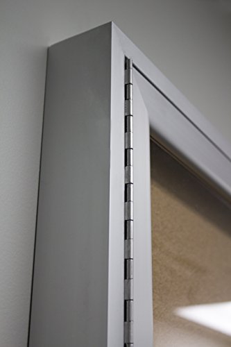 Ghent 36"x72"   3-Door indoor Enclosed Bulletin Board , Shatter Resistant, with Lock, Satin Aluminum Frame  - Natural Cork (PA33672K)  Malde in the USA