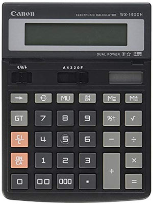Canon WS1400H 14-Digit LCD Display Calculator - Bulk Carton of 10