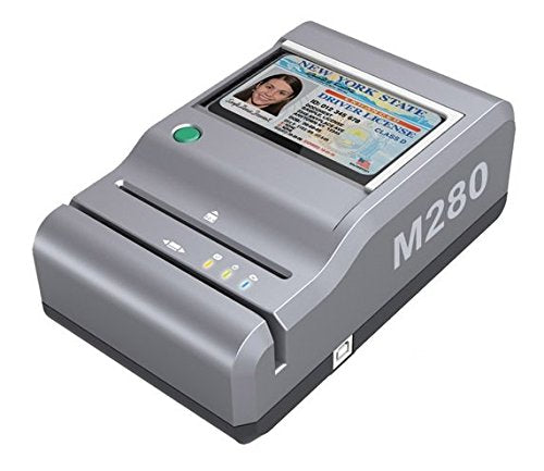 E-Seek M280 ID Reader - USB Flatbed Scanner & 2D Barcode Reader for Desktop