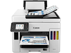 Canon MAXIFY GX7020, Wireless MegaTank Small Office All-in-One Printer, [Print, Copy, Scan, Fax ], White