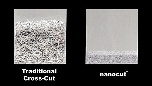 GoECOlife GHC85P 8-Sheet Nanocut Paper Shredder, White