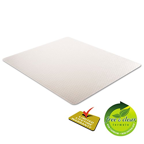 Deflecto DuraMat Chair Mat for Low Pile Carpet, 46 x 60, Clear
