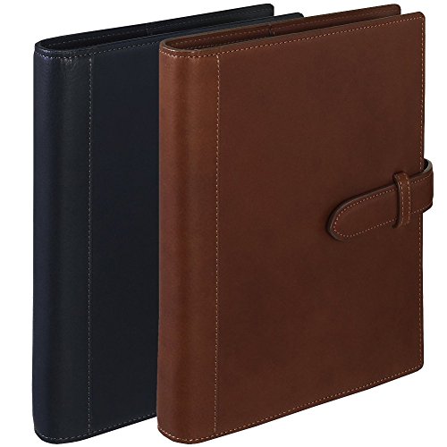 Maruman Somesu A5 binder luxury leather file note Jiurisu 20 hole black F35-05