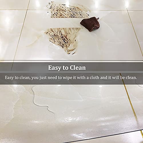 JYDQM Clear Vinyl Runner Rug Carpet Protector 2mm Thick - 120x600 Size