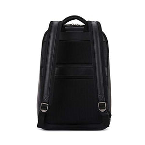 Samsonite Classic Leather Backpack, Black, One Size