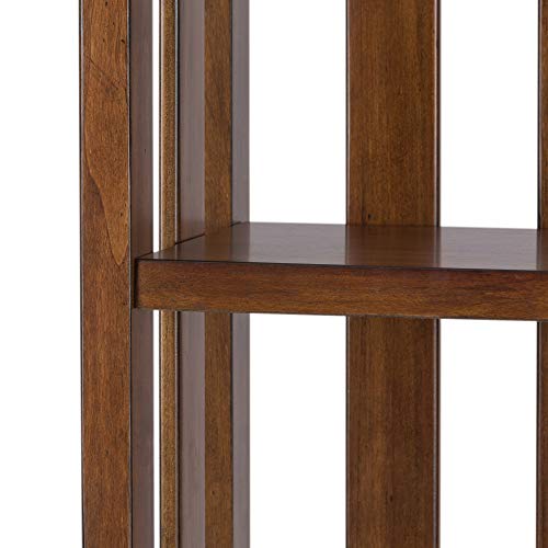 Liberty Furniture 411-HO201 Arlington House Home Office Open Bookcase, 37" x 15" x 60", Cobblestone Brown