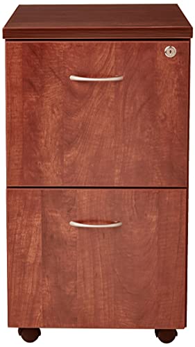 Lorell Mobile Pedestal File/File 16"x22"x28-1/4" Cherry