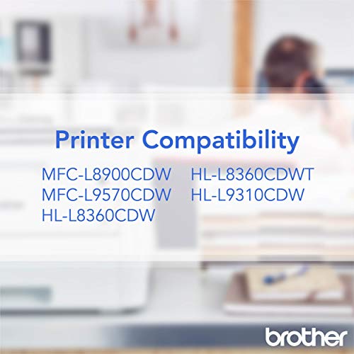 Brother Genuine Super High Yield Toner Cartridge, TN436Y, Replacement Yellow Toner, Page Yield Up To 6,500 Pages, Amazon Dash Replenishment Cartridge, TN436