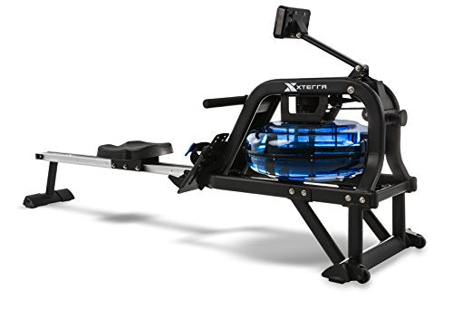 XTERRA Fitness ERG600W Water Rowing Machine, Black