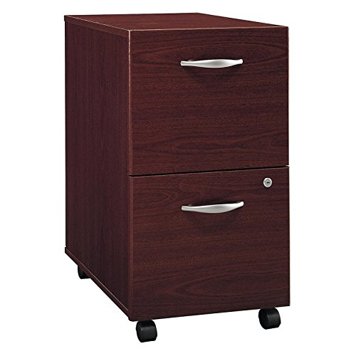 Bush Business Furniture Series C 2 Drawer Mobile File Cabinet in Mahogany