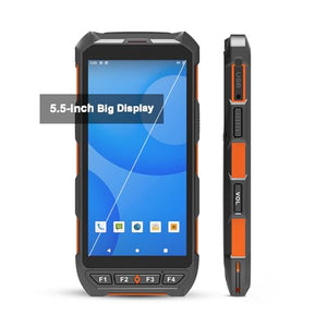Vanquisher Android 13 Handheld Mobile Computer with Honeywell Barcode Scanner, 5.5" Touchscreen, WiFi & 4G LTE
