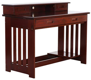 Discovery World Furniture Merlot Desk, Hutch, and Chair