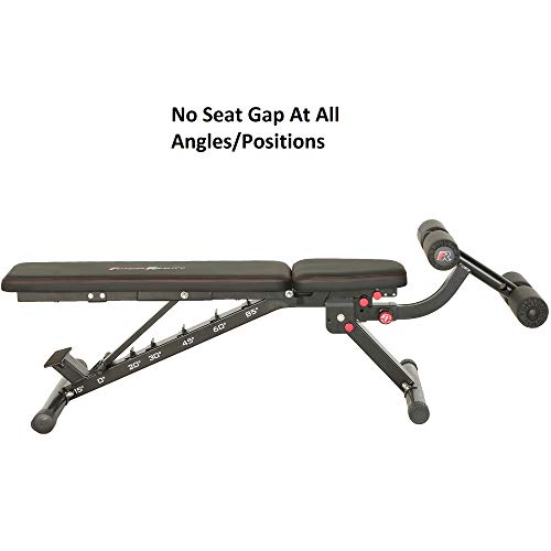 Fitness Reality 2000 Super Max XL High Capacity NO Gap Weight Bench with Detachable Leg Lock-Down