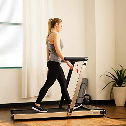 ASUNA Space Saving Treadmill, Motorized with Speakers for AUX Audio Connection - 8730G
