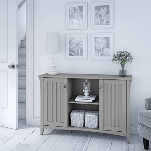 Bush Furniture Somerset 60W Desk Hutch in Platinum Gray