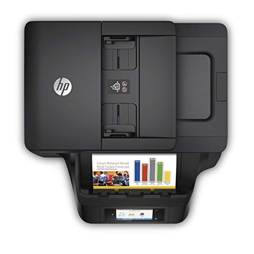 HP OfficeJet Pro 8715 All-in-One All-in-One Touch Screen Bluetooth Wireless Black Printer (Renewed)